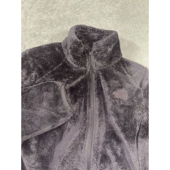The NORTH FACE Sz M Women's OSITO Fuzzy‎ Purple Full Zip Winter Fleece Jacket** - Picture 1 of 8